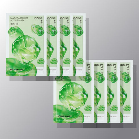 Innisfree Active Mask Madecassoside (Moisture & Soothing) 25ml, 8 sheets