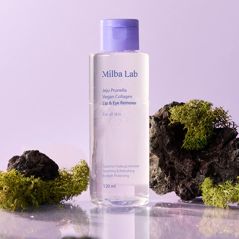 Milk Baobab Milba Lab Jeju Prunella Vegan Collagen Lip & Eye Remover 120ml