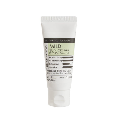 Derma Factory Mild Mineral Sun Cream 30g