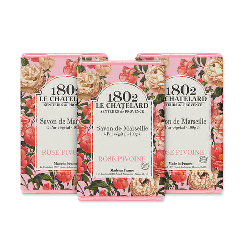 Le Chatra 1802 Marseille Soap 100g x 3