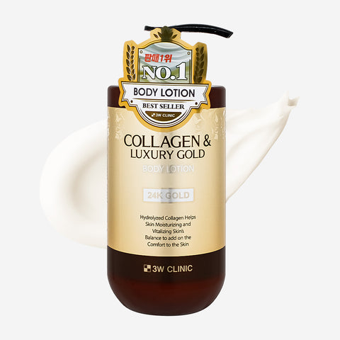 3W Clinic Collagen & Luxury Gold Body Lotion 750ml