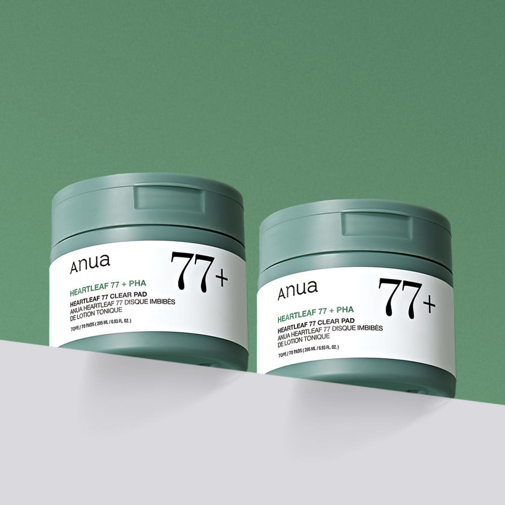 Anua Heartleaf 77 Clear Pad 70P Double Pack