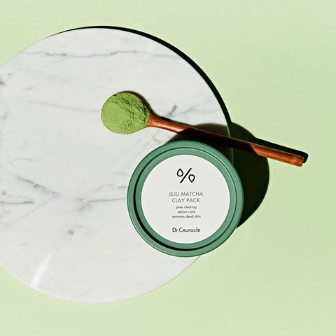 Soonsu Beauty Jeju Matcha Clay Pack packaging design