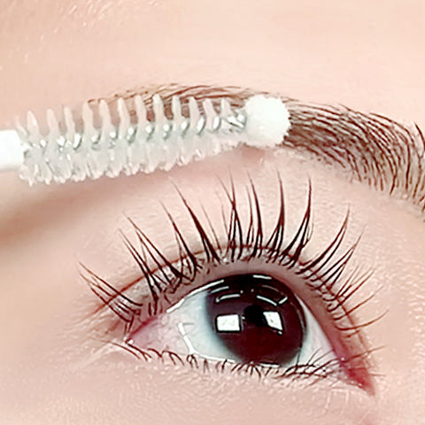 Marshique Perm & Care Set: No-Glue Low-Irritation Self Eyelash Perm Kit + Lash Serum (Black Tint / Clear)