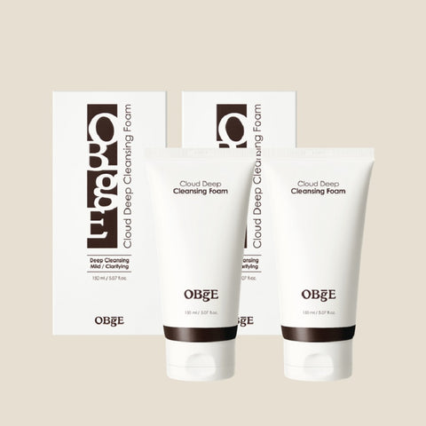 OBGE Cloud Deep Cleansing Foam 150ml (2 Pack)