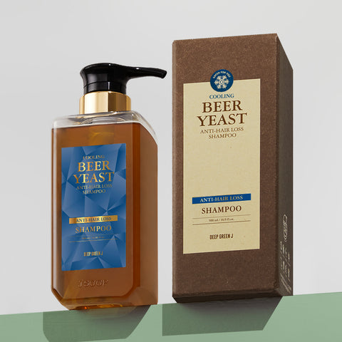 Jsoop Deep Green J German Beer Yeast Cooling Deep-Cleansing Anti-Hair Loss Shampoo 500ml