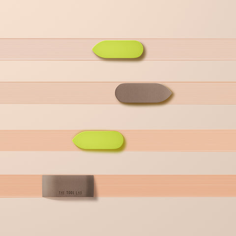 The Tool Lab Glowfit Bullet Sponge Set (Glow 2P + Aqua 2P)