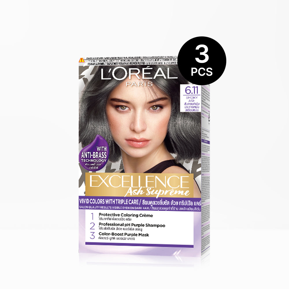 L'Oreal Paris Excellence Ash Supreme (3 Pack)