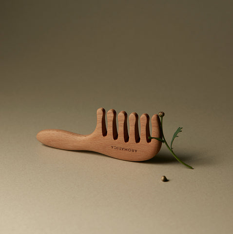 Aromatica Wooden Scalp Gua Sha 53 x 140mm