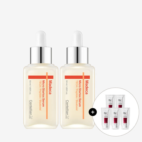 Centellian24 Madeca Micro Star-Talk Serum 50ml (2 Pack) + The Madeca Cream 1ml x5
