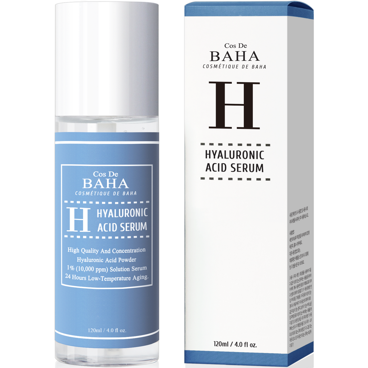 Cos De BAHA Hyaluronic Acid Ampoule Serum 120ml