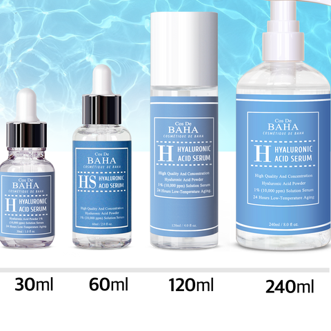 Cos De BAHA 1% Hyaluronic Acid (Medium Molecular) Hydrating Serum 240ml