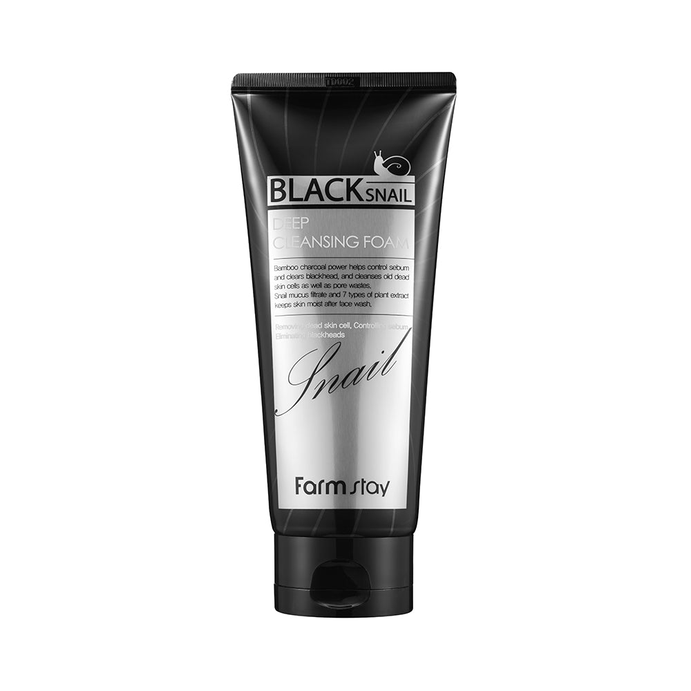Farmstay Black Snail Deep Cleansing Foam 180ml