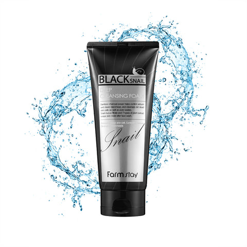 Farmstay Black Snail Deep Cleansing Foam 180ml