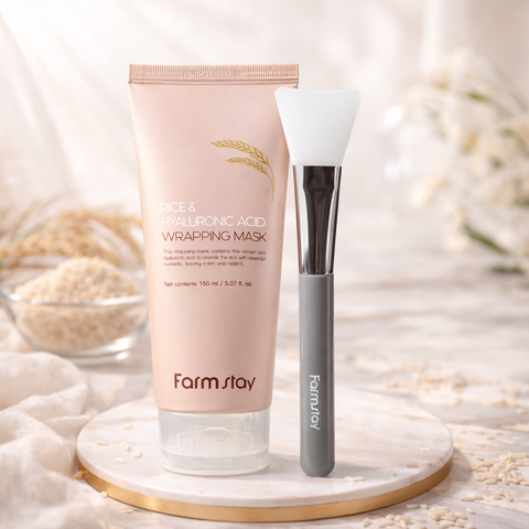 Farmstay Rice & Hyaluron Wrapping Mask 150ml