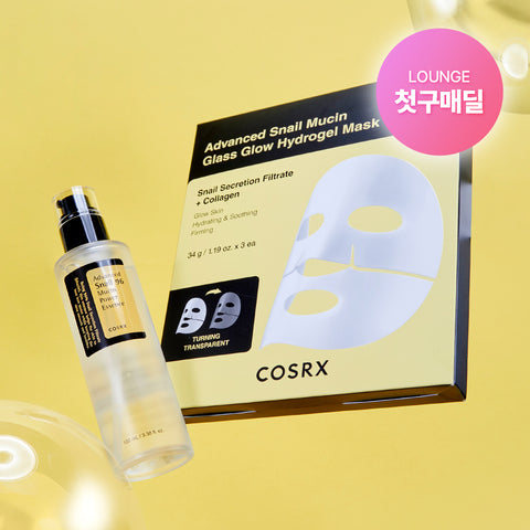 COSRX Collagen Dual Care Set (Snail Essence 100ml + Snail Gel Mask 3 sheets)