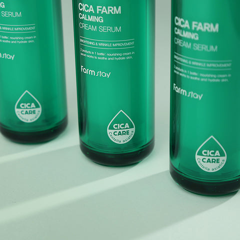 Farmstay Cica Farm Calming Cream Serum 50ml (3 Pack)