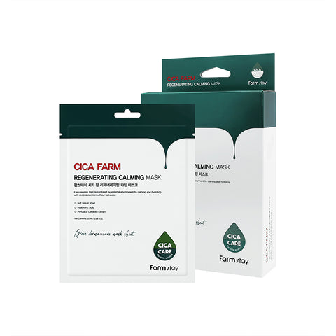 Farmstay Cica Palm Regenerating Calming Mask 25ml x 10 Sheets