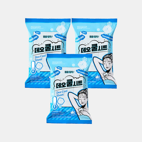 DongKook Madeca Deo Cool Body Wipes 15 pcs x 3 (Musk)