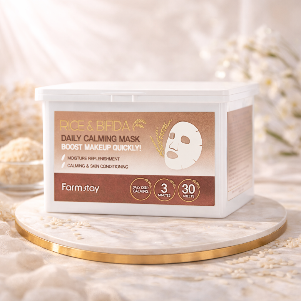 Farmstay Rice & Bifida Daily Calming Mask (30 Sheets)