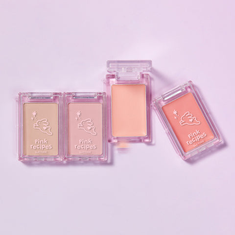 ETUDE Pink Recipe By Multi Blending Piece Powder & Cream Blusher