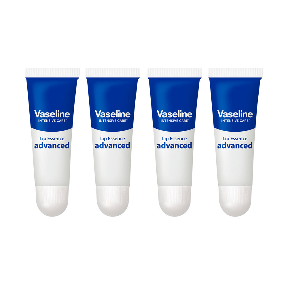 Vaseline Intensive Care Lip Essence Advanced Lip Balm 10ml (4 Pack)