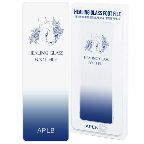 APLB Healing Glass Foot File - Blue
