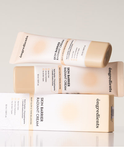 Ongredients Skin Barrier Moisture Sun Cream + Radiant Cream