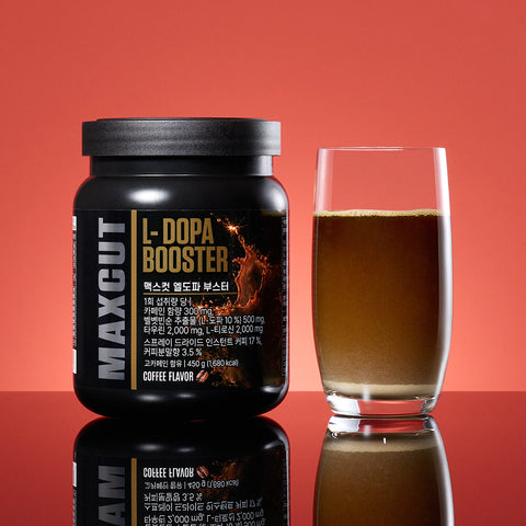 HealthHelper Maxcut Eldopa Health Booster L-Tyrosine & Taurine Pre-Workout with Natural Caffeine 450g