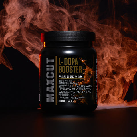 HealthHelper Maxcut Eldopa Health Booster L-Tyrosine & Taurine Pre-Workout with Natural Caffeine 450g