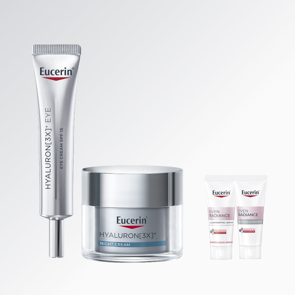 Eucerin Hyaluron 3X Wrinkle Care 2-Piece Set (Eye Cream + Night Cream)