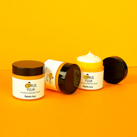 Farmstay Citrus Yuzu Vitalizing Moisture Cream 80ml (3 Pack)