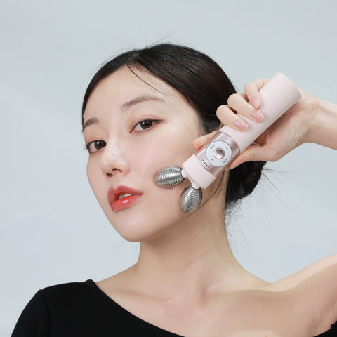 MommyCare Mid-Frequency V-Sera Facial & Body Massager Pink