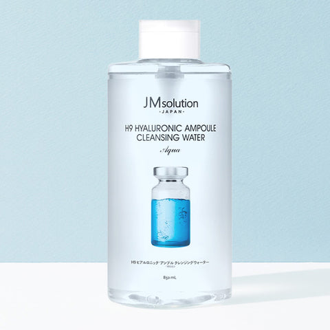 JM Solution Japan H9 Hyaluronic Ampoule Cleansing Water Aqua 850ml