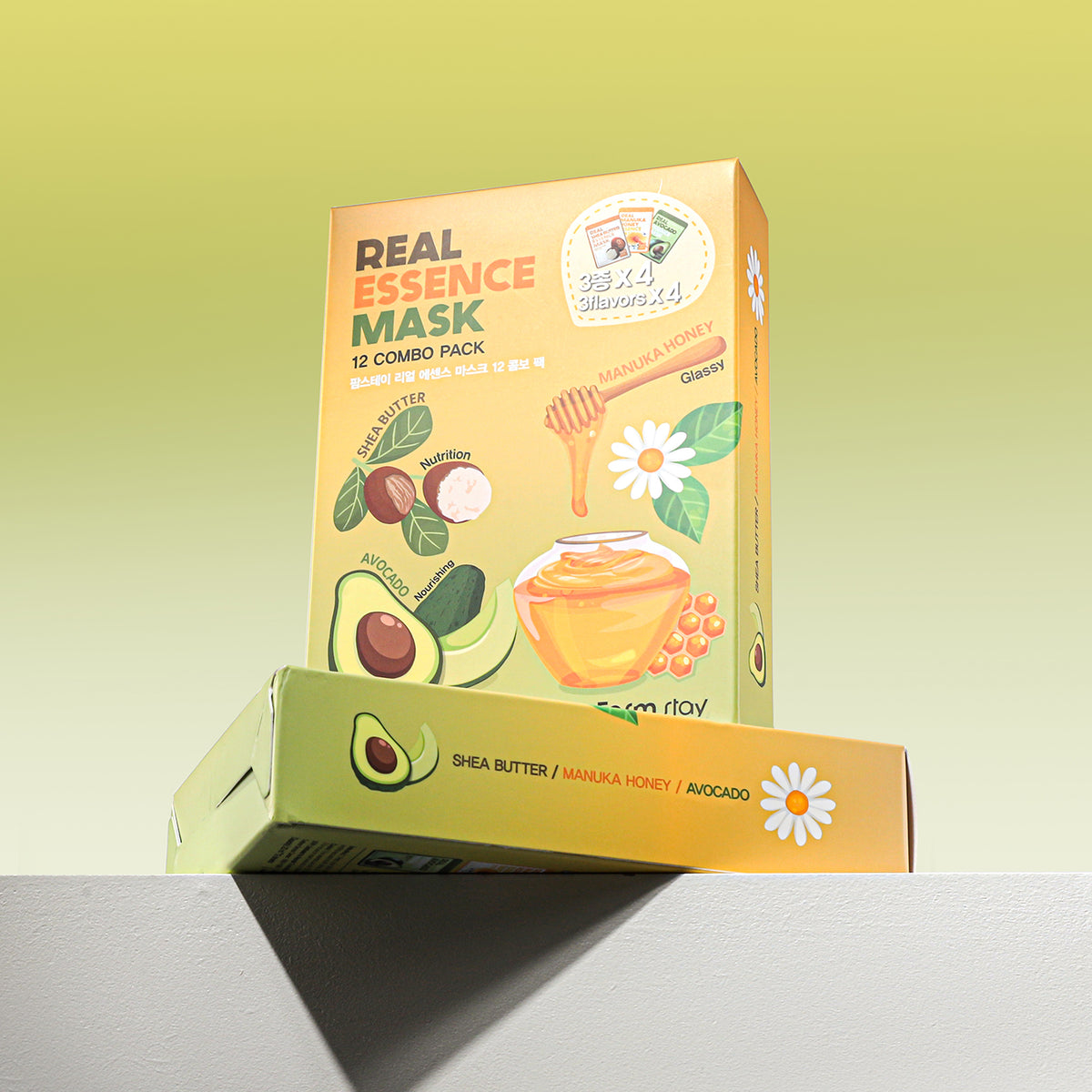 Farmstay Real Essence Mask Combo Pack ver.3 (12 Sheets)