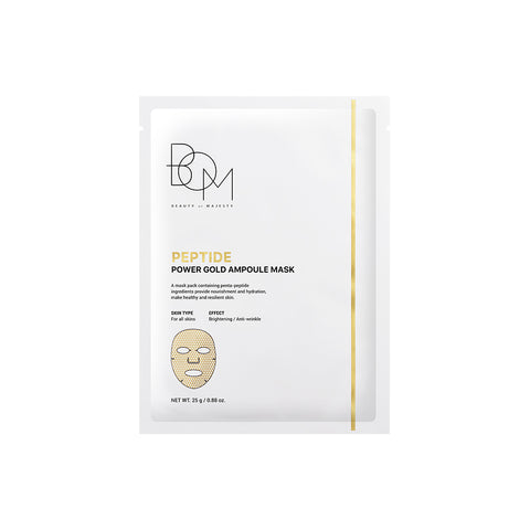 BOM Peptide Power Gold Ampoule Mask (5 Sheets)