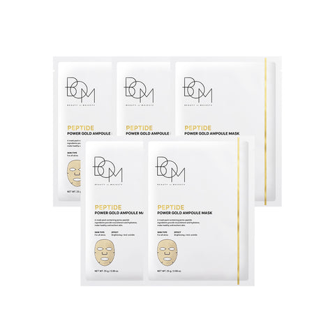 BOM Peptide Power Gold Ampoule Mask (5 Sheets)