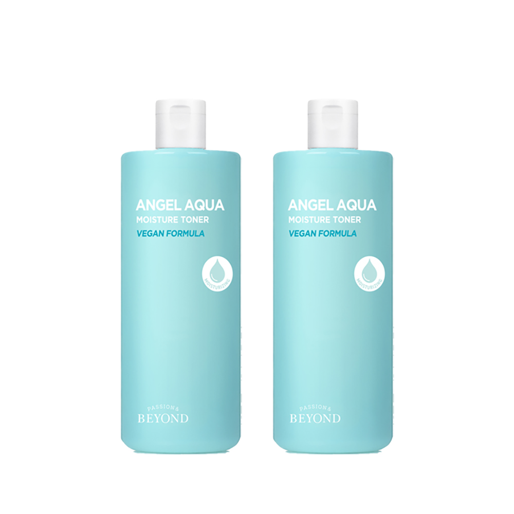 BEYOND Angel Aqua Moisture Soothing Toner 500ml (2-Pack, Vegan)