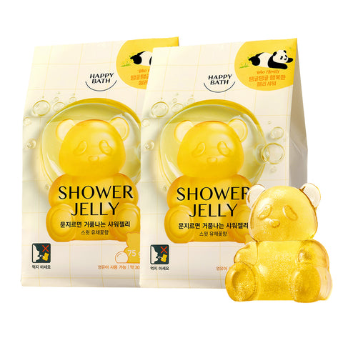 Happy Bath x Bao Family Shower Jelly Hand & Body Wash 75g (2 pack)
