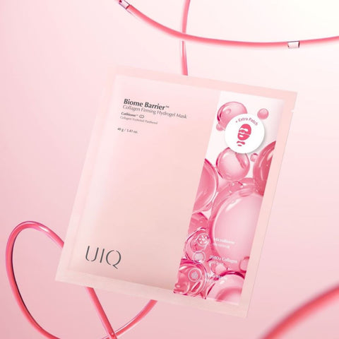 UIQ Biome Hydrogel Mask 3-Type Set (Vitamin C + Cooling PDRN + Collagen) - 5 sheets x 3 (15 sheets)