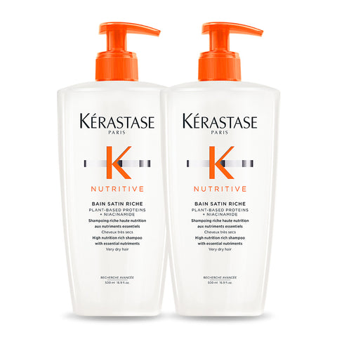 Kerastase Bain Nutritive Riche Shampoo 500ml Duo