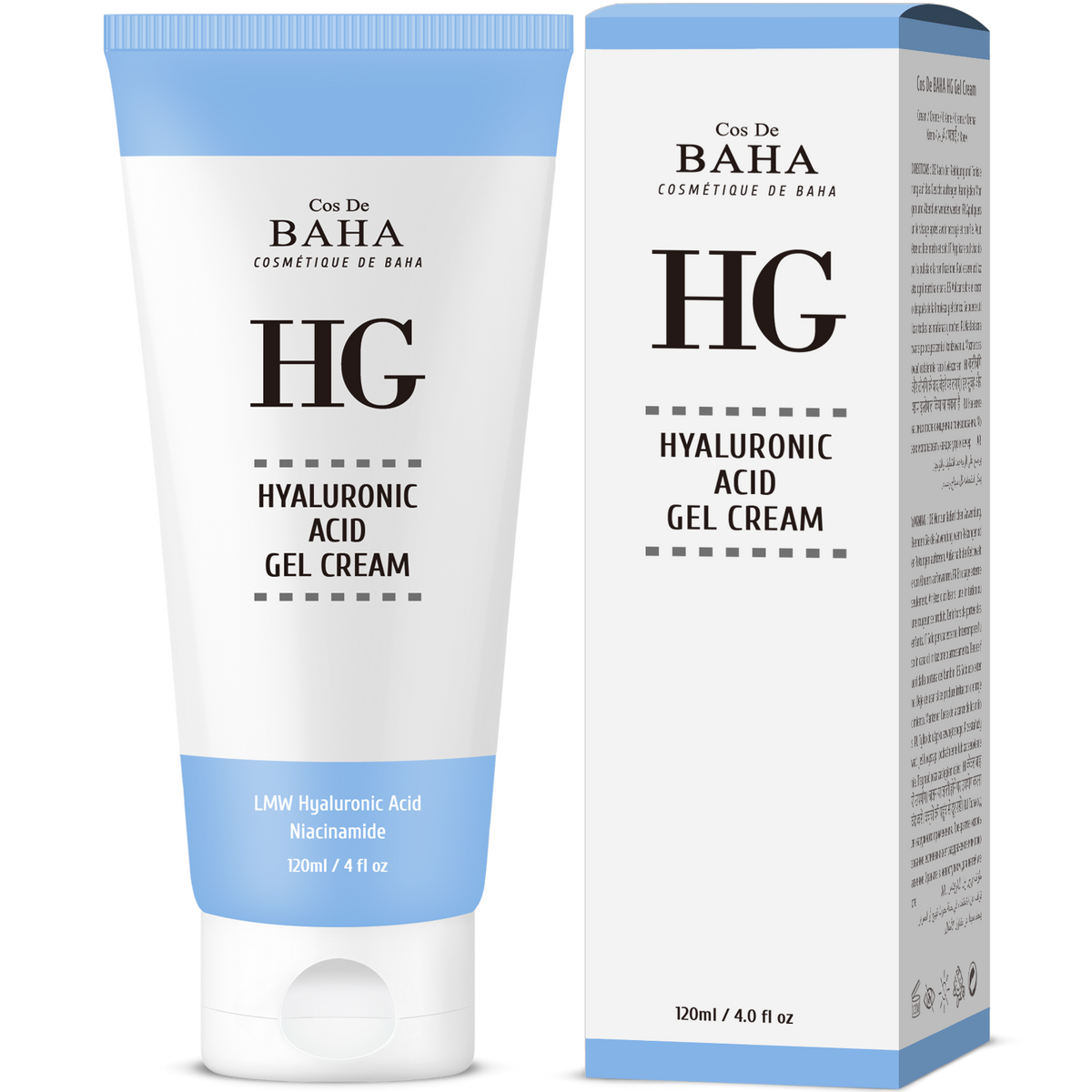 Cos De BAHA HG 7-Complex Hyaluronic Acid + Squalane + Panthenol Hydrating Gel Cream