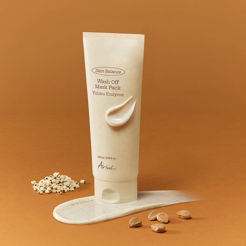 Ariul Skin Balance Yulmu Enzyme Wash-Off Mask 200ml (Includes Pack Brush)