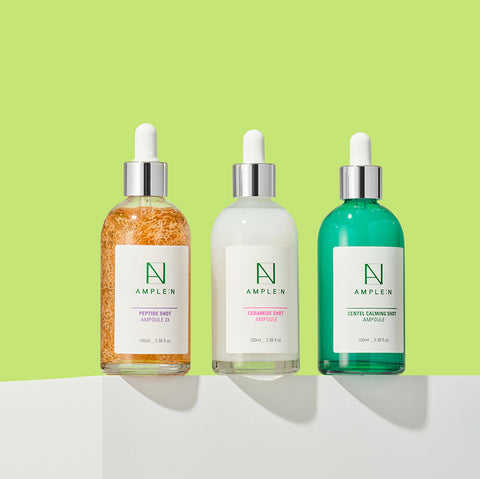 AMPLE:N Centella Calming Shot Soothing Ampoule 100ml + Toner 30ml