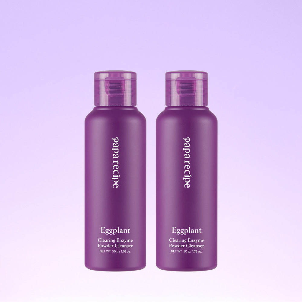 Papa Recipe Eggplant Clearing Enzyme Powder Cleanser 50g 2pcs