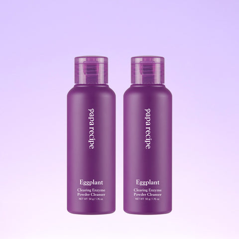 Papa Recipe Eggplant Clearing Enzyme Powder Cleanser 50g 2pcs
