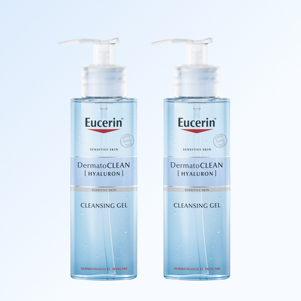 Eucerin DermatoCLEAN Refreshing Cleansing Gel 200 ml (2 Pack)