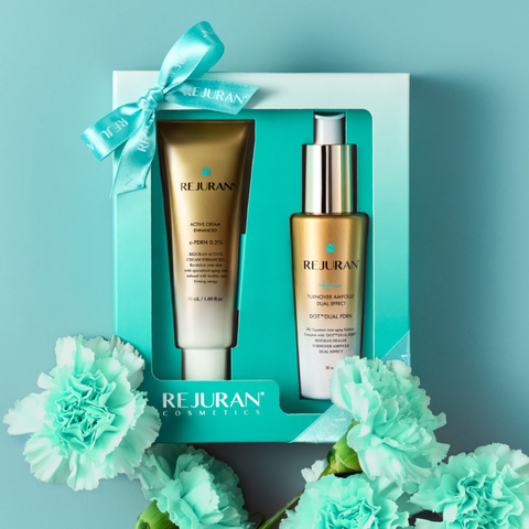 Rejuran Healer Turnover Ampoule Dual Effect 30ml + Active Cream Enhanced 50ml (PDRN 2-piece Set)