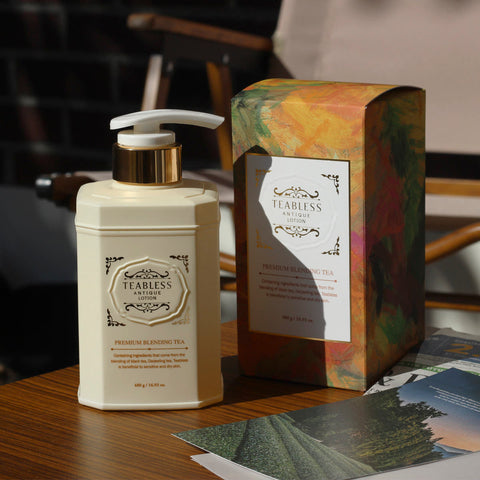 Teabless Herb Black Tea Antique Body Lotion 480g Double Pack