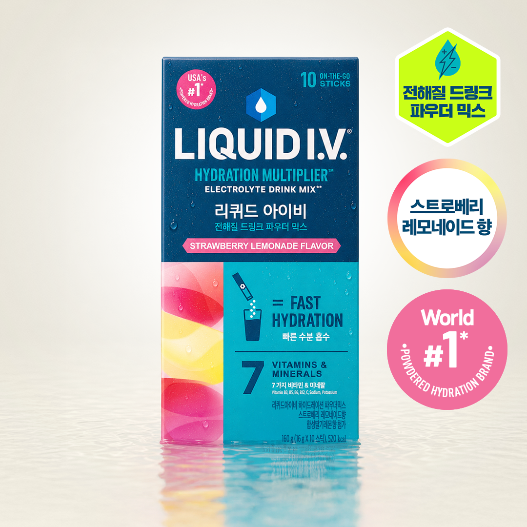 Liquid I.V. Hydration Powder Mix Strawberry Lemonade 10 Pack (160 g)